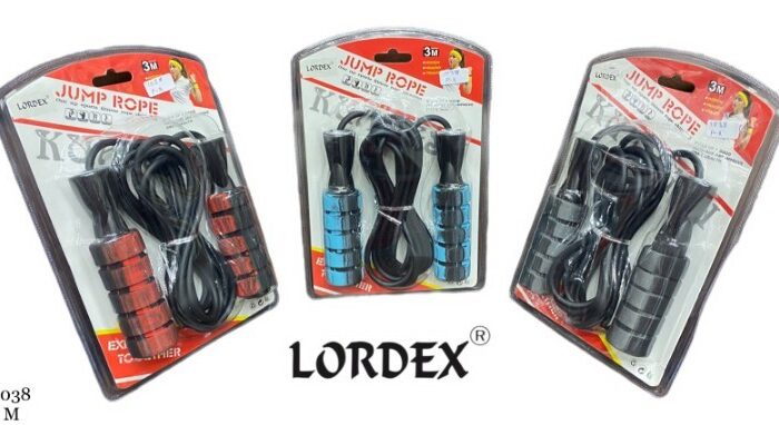 Lordex Jump rope For Fitness Speed Jump Rope Tangle-Free Anti-Slip Skipping Ropes Cable Bearings Steel Skipping Rope Gym Fitness Exercise Slim Body - Tradedubai.ae Wholesale B2B Market