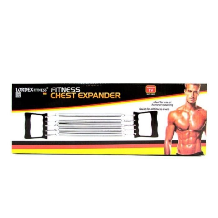 Lordex Chest Expanders Muscle Pull Exerciser - Chest Expander Strength Pull Stretcher 5 Spring Gym Fitness