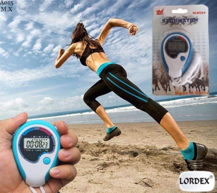 Lordex Sports Stop Watch for Accurate Timing and Tracking Portable Digital Stopwatch for Sports and Fitness Multi-Functional Stop Watch