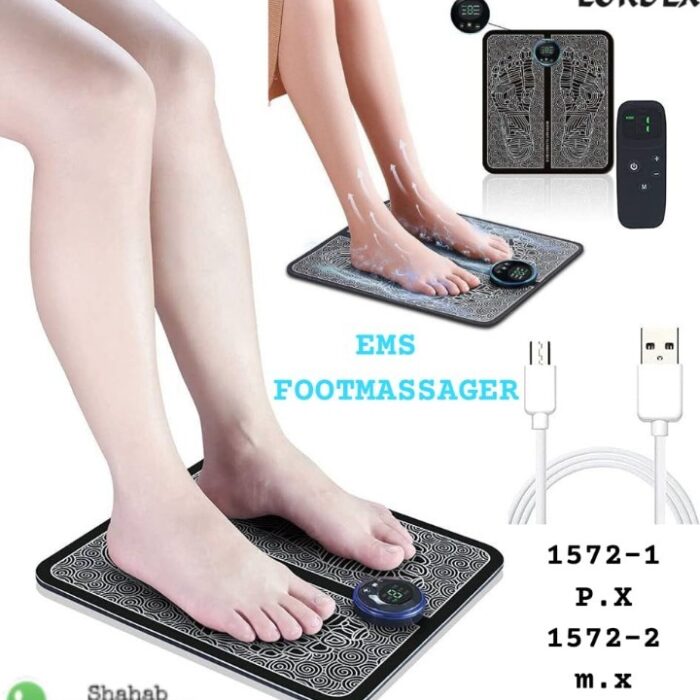 Lordex Foot Massager, Reflexology Electronic Feet Massager for Pain and Circulation, Portable Leg Massage Machine with 6 Modes and 9 Level-Intensity Gradient Strength - Tradedubai.ae Wholesale B2B Market