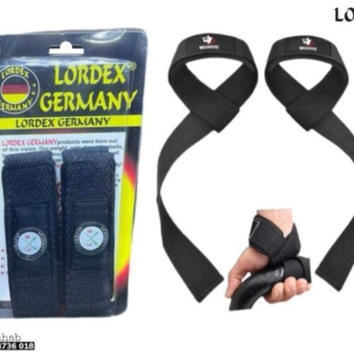 Lordex Premium Pro Grip Heavy-Duty Lifting Straps for Enhanced Performance in Strength Training Wrist Straps Support for Powerlifting & Weightlifting(Pair)