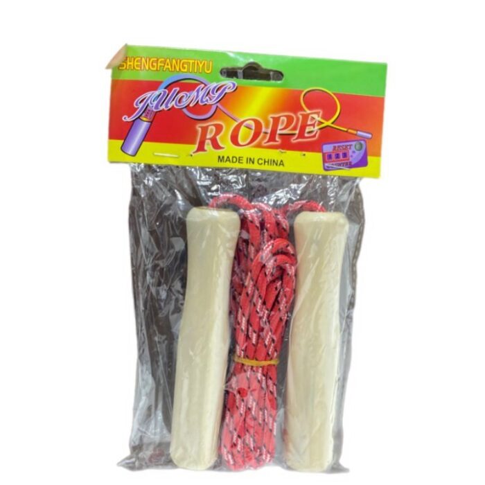 Lordex Lightweight Durable Skipping Rope Exercise Fitness Weight Loss Adult Children Home Outdoor Wooden Cotton Hemp Rope Adjustable Skipping Rope - Tradedubai.ae Wholesale B2B Market