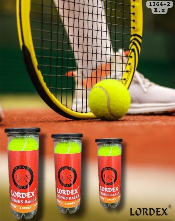 Lordex 3 pcs tennis balls can practice tennis balls championship regular duty for advanced training - Tradedubai.ae Wholesale B2B Market