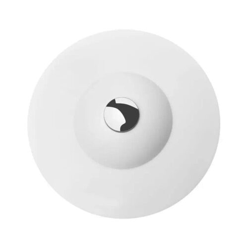 Multi-Functional Silicone Round Basin and Tub Plug, Drain Plug - White