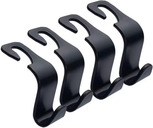 4 PCS Car Seat Headrest Hooks, Upgraded Durable Hanger Holder Hook for Bag Purse Handbag Cloth Grocery, S Type Back Seat Organizer Hanger Storage Hook (Black) - Tradedubai.ae Wholesale B2B Market 4 PCS Car Seat Headrest Hooks, Upgraded Durable Hanger Holder Hook for Bag Purse Handbag Cloth Grocery, S Type Back Seat Organizer Hanger Storage Hook (Black) - Tradedubai.ae Wholesale B2B Market