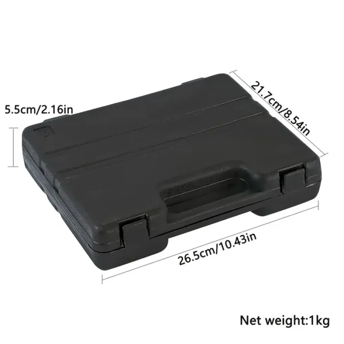 11pcs Multifunctional Combination Toolbox Portable Car Gift Tool Set Built-in Groove Design Box Storage Convenient Card Positioning Firm, Widely Used in Residential Daily Items Maintenance Engineering Construction, Home Construction and other Scenes - Tradedubai.ae Wholesale B2B Market
