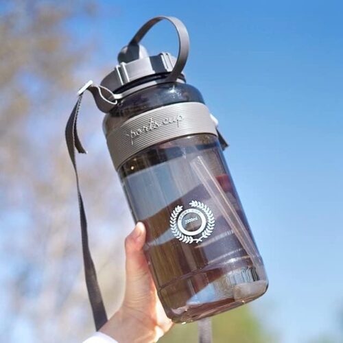 2L New Sport Water Bottle BPA Free Sport Drinking Water Bottle with Straw Plastic Water Drinking Bottle for Water (Gray) - Tradedubai.ae Wholesale B2B Market 2L New Sport Water Bottle BPA Free Sport Drinking Water Bottle with Straw Plastic Water Drinking Bottle for Water (Gray) - Tradedubai.ae Wholesale B2B Market