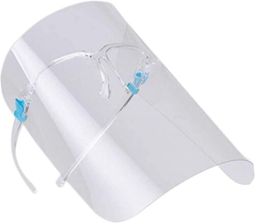 Shield Face With Glasses Clear 14*6*16cm - Tradedubai.ae Wholesale B2B Market Shield Face With Glasses Clear 14*6*16cm - Tradedubai.ae Wholesale B2B Market