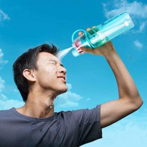 Sportex Plastic Spray Water Bottle With Face Spray Function - Bottle301 - Tradedubai.ae Wholesale B2B Market