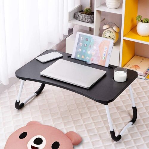Portable Folding Laptop Desk for Bed with Cup Holder Adjustable Lap Tray Notebook Stand Lap Desk Foldable Non-slip legs grip Stand Table for outdoor, indoor, working, studing, camping - Tradedubai.ae Wholesale B2B Market Portable Folding Laptop Desk for Bed with Cup Holder Adjustable Lap Tray Notebook Stand Lap Desk Foldable Non-slip legs grip Stand Table for outdoor, indoor, working, studing, camping - Tradedubai.ae Wholesale B2B Market