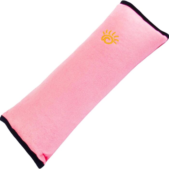 Neck Pillow for Travel, Car Headrest Pillow, Baby Neck Support Pillow, Toddler, Soft Neck Pillow for Car Seat, Pram, Airplane, Train, Head, Neck Support (Pink)