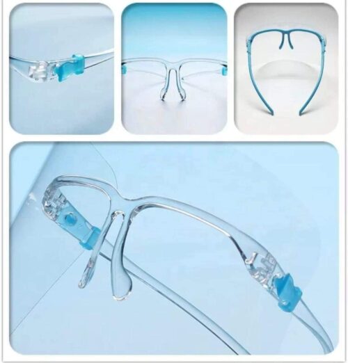 Shield Face With Glasses Clear 14*6*16cm - Tradedubai.ae Wholesale B2B Market Shield Face With Glasses Clear 14*6*16cm - Tradedubai.ae Wholesale B2B Market