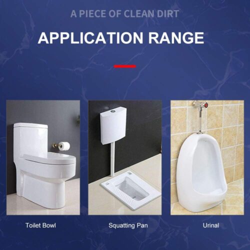 12-Piece Toilet Bowl Cleaner Bathroom Deodorant Effervescent Tablets White