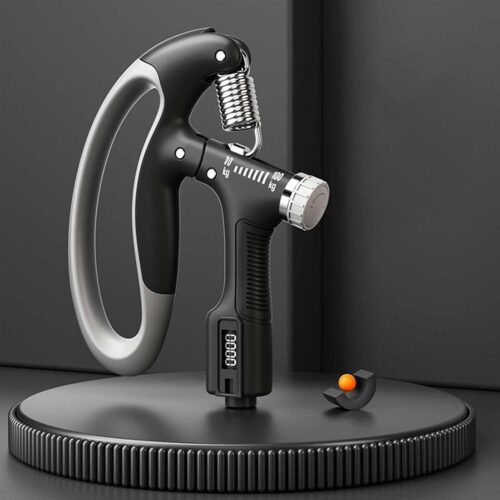 Sportex/ LIFETOP Hand Grip Strengthener, Adjustable R Shaped Hand Gripper, 10-100 Kg Electronic Forearm Exerciser With Counter, Hand Exerciser For Muscle Building And Injury Recovery For Athletes- JHW 026 - Tradedubai.ae Wholesale B2B Market
