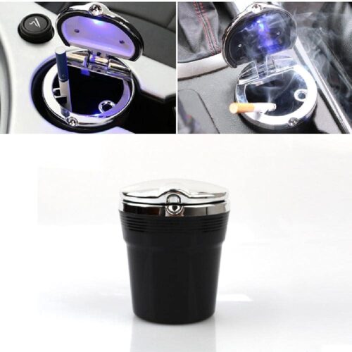 Car Auto LED Light Ashtray Cigarette Holder - Tradedubai.ae Wholesale B2B Market