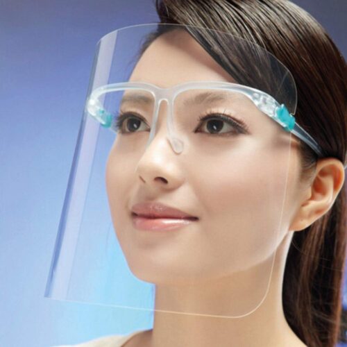 Shield Face With Glasses Clear 14*6*16cm - Tradedubai.ae Wholesale B2B Market Shield Face With Glasses Clear 14*6*16cm - Tradedubai.ae Wholesale B2B Market