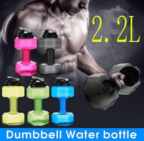 Sportex 2.2L Dumbbell Shape Water Bottle, PETG Eco-Friendly Sports Fitness Exercise Water Jug for Gym, Yoga, Running, Outdoors, Cycling, and Camping – Bottle 2607 - Tradedubai.ae Wholesale B2B Market