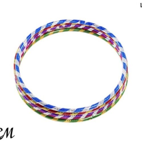 Lordex Multicolor Hula Hoops for Kids and Adults | Smart Glittering Hula Ring Hoops | Exercise Hoop for Kids Adults Party Games, Gymnastics, Pet Training, Fitness Hula Hoops