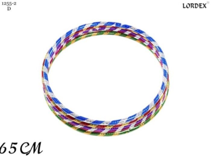 Lordex Multicolor Hula Hoops for Kids and Adults | Smart Glittering Hula Ring Hoops | Exercise Hoop for Kids Adults Party Games, Gymnastics, Pet Training, Fitness Hula Hoops