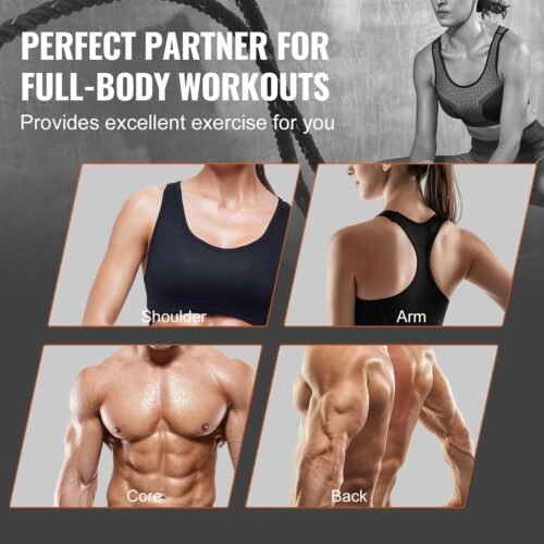 Sportex Fitness Exercise Battle Rope Gym Battling Rope Exercise Training Battle Rope Strength Training Battle Rope Men Women Gym Equipment Home Set- LS2178