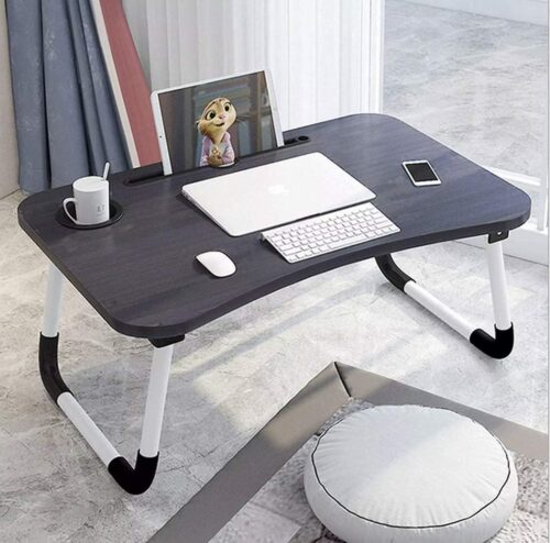 Folding Bed Laptop Table Tray Lap Desk Notebook Stand with ipad Holder Cup Slot Adjustable Anti Slip Legs Foldable for Indoor Outdoor Camping Study Eating Reading Watch Movies on Couch Sofa Floor - Tradedubai.ae Wholesale B2B Market Portable Folding Laptop Desk for Bed with Cup Holder Adjustable Lap Tray Notebook Stand Lap Desk Foldable Non-slip legs grip Stand Table for outdoor, indoor, working, studing, camping - Tradedubai.ae Wholesale B2B Market