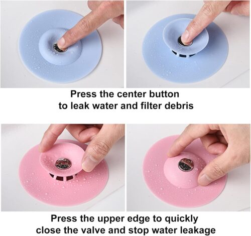 Shower Drain Stopper Plug Bathtub Cover Portable Silicone Hot Bath Tub Strainers Protectors - Tradedubai.ae Wholesale B2B Market Shower Drain Stopper Plug Bathtub Cover Portable Silicone Hot Bath Tub Strainers Protectors - Tradedubai.ae Wholesale B2B Market