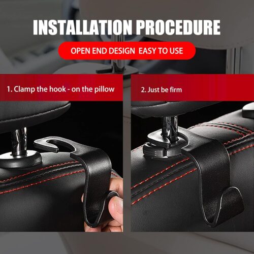 4 PCS Car Seat Headrest Hooks, Upgraded Durable Hanger Holder Hook for Bag Purse Handbag Cloth Grocery, S Type Back Seat Organizer Hanger Storage Hook (Black) - Tradedubai.ae Wholesale B2B Market 4 PCS Car Seat Headrest Hooks, Upgraded Durable Hanger Holder Hook for Bag Purse Handbag Cloth Grocery, S Type Back Seat Organizer Hanger Storage Hook (Black) - Tradedubai.ae Wholesale B2B Market