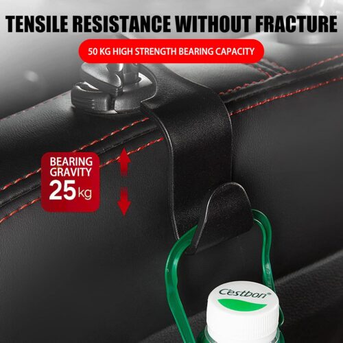4 PCS Car Seat Headrest Hooks, Upgraded Durable Hanger Holder Hook for Bag Purse Handbag Cloth Grocery, S Type Back Seat Organizer Hanger Storage Hook (Black) - Tradedubai.ae Wholesale B2B Market 4 PCS Car Seat Headrest Hooks, Upgraded Durable Hanger Holder Hook for Bag Purse Handbag Cloth Grocery, S Type Back Seat Organizer Hanger Storage Hook (Black) - Tradedubai.ae Wholesale B2B Market