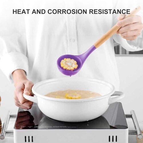 12Pcs Silicone Kitchen Utensils Set, Non-stick Barreled Cooking Utensils Set Silica Gel Utensil Wooden Handle Kitchenware Set (Purple) - Tradedubai.ae Wholesale B2B Market 12Pcs Silicone Kitchen Utensils Set, Non-stick Barreled Cooking Utensils Set Silica Gel Utensil Wooden Handle Kitchenware Set (Purple) - Tradedubai.ae Wholesale B2B Market