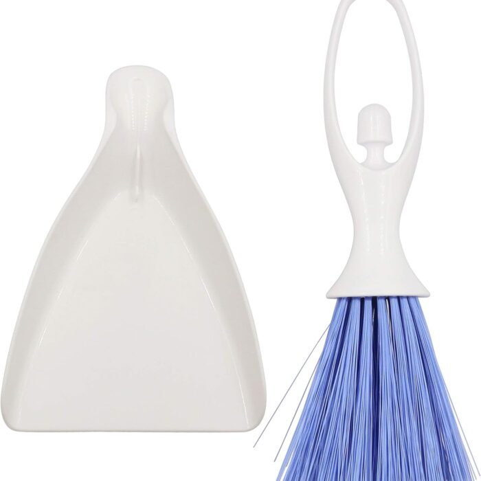2 in 1 Mini Dustpan Brush Nesting Tiny Cleaning Whisk Broom, Hand Broom with Ergonomic Grip Handle, for Desk, Keyboard, Car Cleaner Tools - Tradedubai.ae Wholesale B2B Market