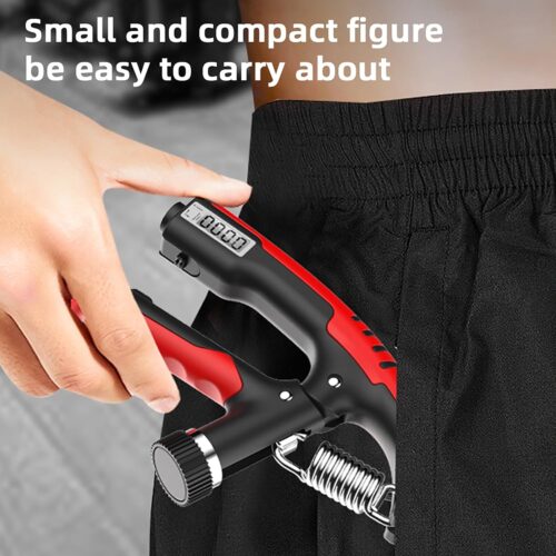 Sportex / LIFETOP Hand Grip Strengthener, Adjustable Resistance Hand Gripper with Counter for Wrist Strength Arm Muscle Finger Rehabilitation Training Grip Strength Trainer JHW- 090 - Tradedubai.ae Wholesale B2B Market