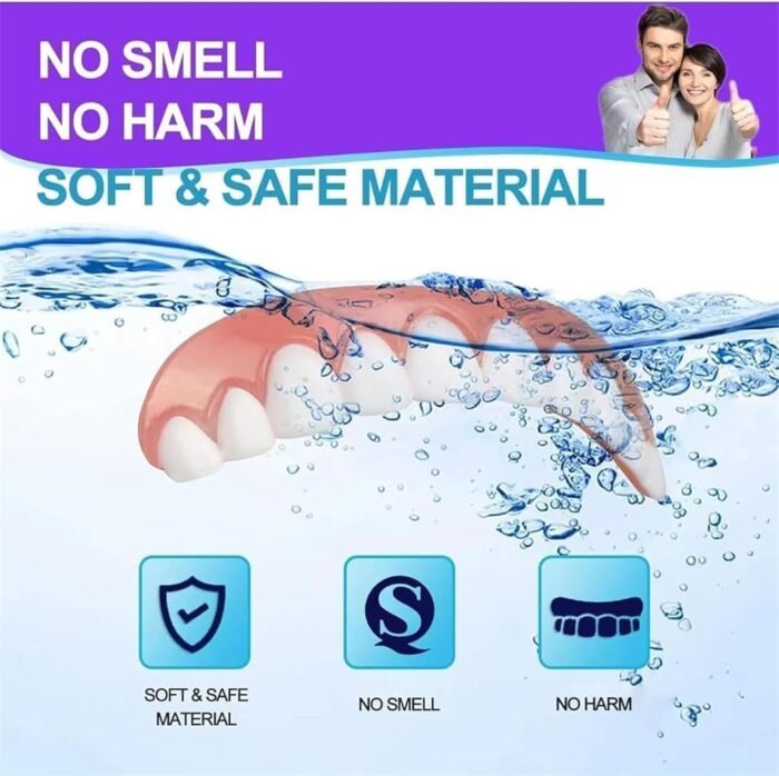 Perfect Smile Veneers Tooth Cover Dub Correction of Teeth for Bad False Teeth Instant Upper Dental Teeth Whitening Beauty Tool - Tradedubai.ae Wholesale B2B Market