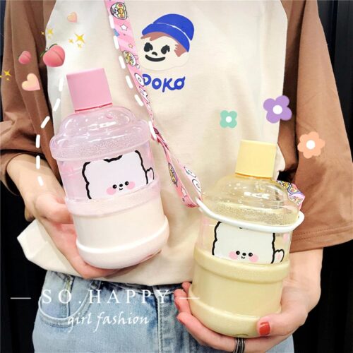 630ml Water Bottle Cute Mini Bucket Plastic Bottles Outdoor Sport Drinking Water Bottles Portable Large Capacity Cup - Tradedubai.ae Wholesale B2B Market 630ml Water Bottle Cute Mini Bucket Plastic Bottles Outdoor Sport Drinking Water Bottles Portable Large Capacity Cup - Tradedubai.ae Wholesale B2B Market