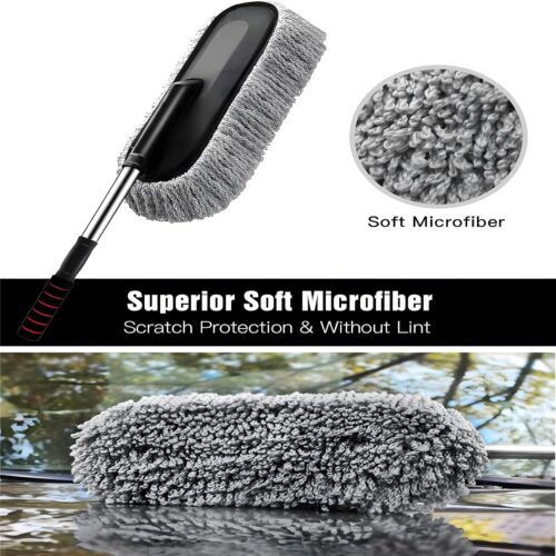 Extendable Car Duster - Long Handle Microfiber Exterior Scratch-Free Cleaning Tool for Truck, Pickup, SUV, RV, Motorcycle, and Vehicles- Gray - Tradedubai.ae Wholesale B2B Market Extendable Car Duster - Long Handle Microfiber Exterior Scratch-Free Cleaning Tool for Truck, Pickup, SUV, RV, Motorcycle, and Vehicles- Gray - Tradedubai.ae Wholesale B2B Market