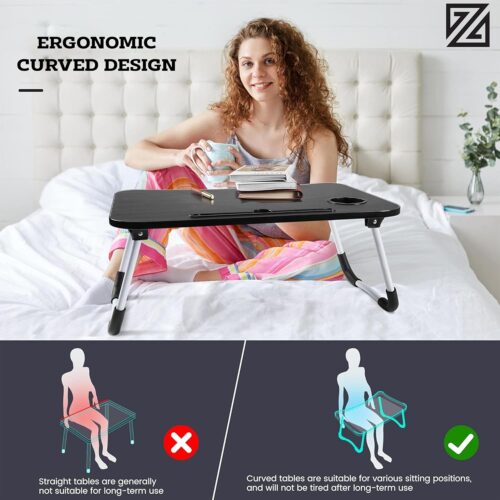 Portable Folding Laptop Desk for Bed with Cup Holder Adjustable Lap Tray Notebook Stand Lap Desk Foldable Non-slip legs grip Stand Table for outdoor, indoor, working, studing, camping - Tradedubai.ae Wholesale B2B Market Portable Folding Laptop Desk for Bed with Cup Holder Adjustable Lap Tray Notebook Stand Lap Desk Foldable Non-slip legs grip Stand Table for outdoor, indoor, working, studing, camping - Tradedubai.ae Wholesale B2B Market