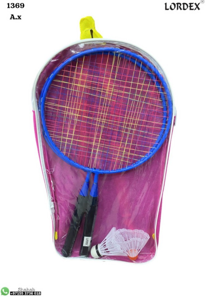Lordex Badminton Racket, Mini Badminton Racquet for Children Funny Badminton Indoor/Outdoor Sport Game