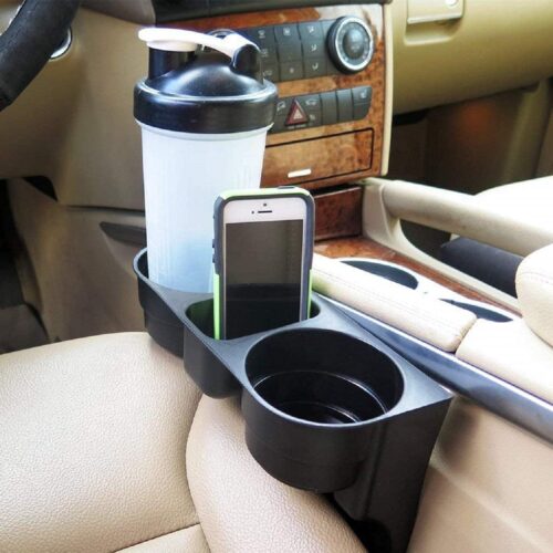 Car Seat Organizer Gap Filler Pocket Multi Functional Universal Water Bottle Double Cup Holder (Black) - Tradedubai.ae Wholesale B2B Market Car Seat Organizer Gap Filler Pocket Multi Functional Universal Water Bottle Double Cup Holder (Black) - Tradedubai.ae Wholesale B2B Market
