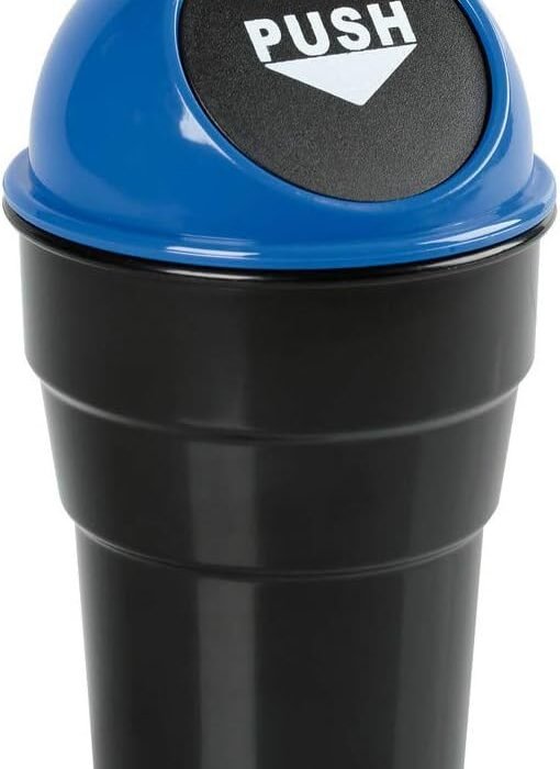 Car Trash Bin, Trash Cans Sundries Trash Basket, Car Auto Garbage Trash Can Automotive Waste Storage, Auto Car Waste Trash Rubbish Bin Can Garbage Dust Case Holder