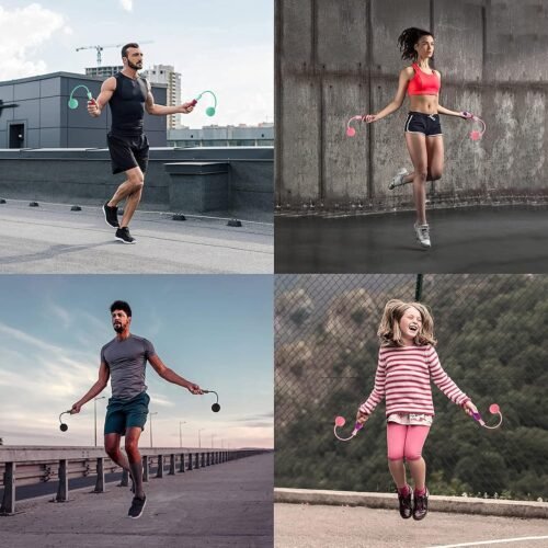 Cordless Jumping Rope, Fitness Workout Rope, Skipping Rope For Men & Women and Kids Fitness, Home Exercise & Slim Body