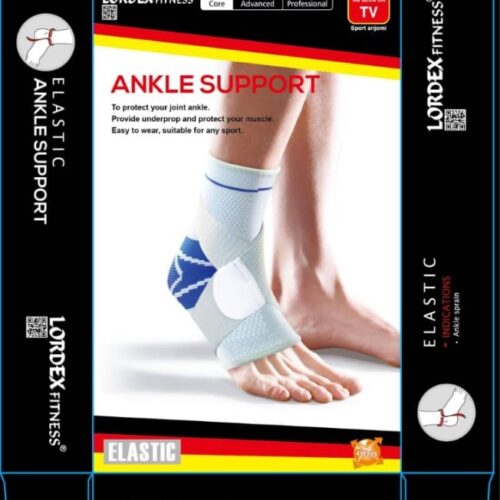 LORDEX Adjustable Ankle Support for Men & Women for Tennis Elbow, Golfers Elbow, Weightlifting, Tendonitis, Joint Pain Relief, Sports