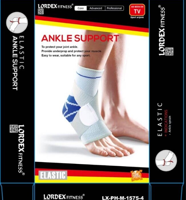 LORDEX Adjustable Ankle Support for Men & Women for Tennis Elbow, Golfers Elbow, Weightlifting, Tendonitis, Joint Pain Relief, Sports