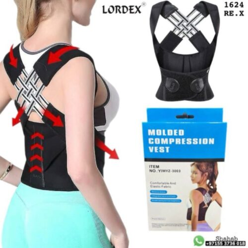 LORDEX Back Support Belt for Women and Men, Breathable Back Brace for Posture