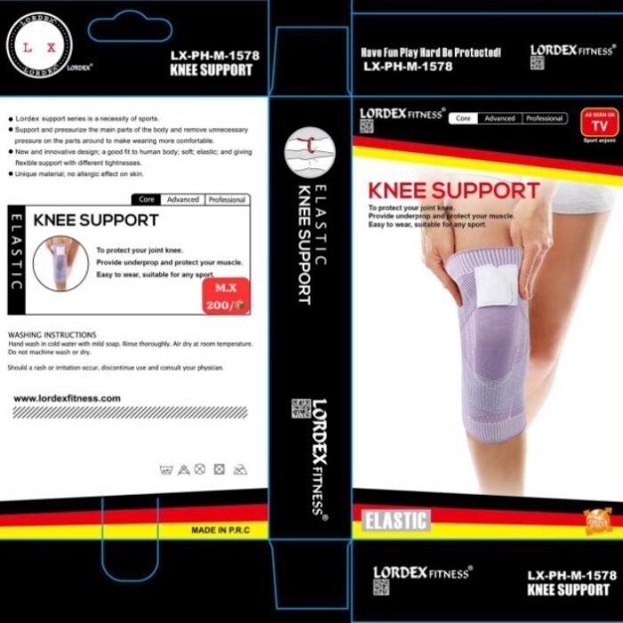 LORDEX Knee Compression Sleeve for Knee Pain, Compress a Knee Sleeve, Adjustable High Elastic Knee Sleeve Compression, Knee Brace for Arthritis Pain and Support