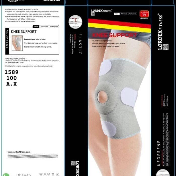 LORDEX Knee Support for Reducing Pressure on the Patella, Knee Braces with Velcro, Knee Cap for Gym and Workout