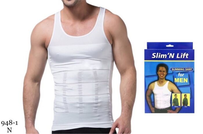 LORDEX Men's Compression Shirt Workout Vest Tummy Control Under shirts