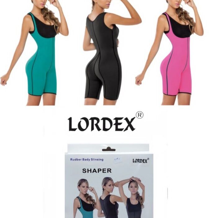 LORDEX Neoprene Sweat Sauna Suit Women Full Body Shaper Compression Slimming Shapewear Bodysuits