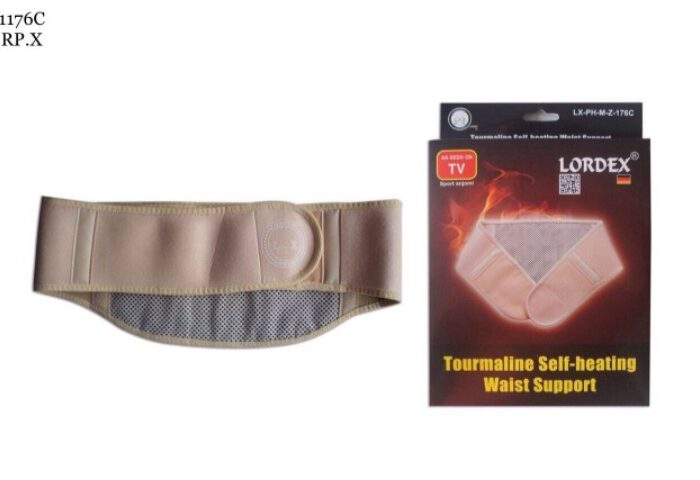 LORDEX Self Heating Lower Back Support Belt For Men & Women, Magnetic Therapy Lumbar Support Belt, Ideal for Back Pain Relief, Tummy Control Belt