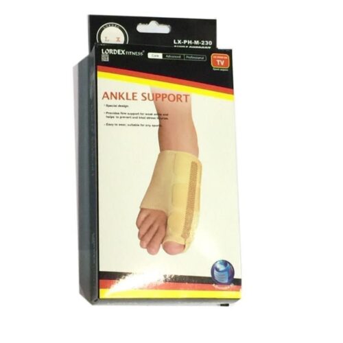 LORDEX Toe Exodus and Orthodontic appliance Ankle Support (Brown)