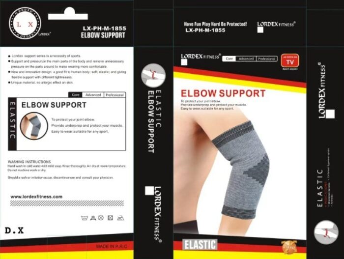 LORDEX elbow support for women & men, elbow sleeve for weightlifting