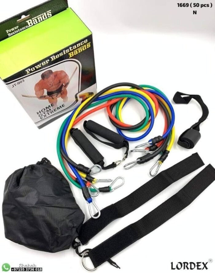 Lordex Bands Power Resistance Home Gym Extreme Elastic Functional Training